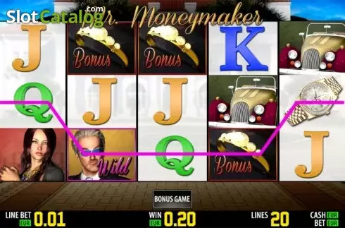 Bonusgame νίκη. Mr. Moneymaker HD Κουλοχέρης 