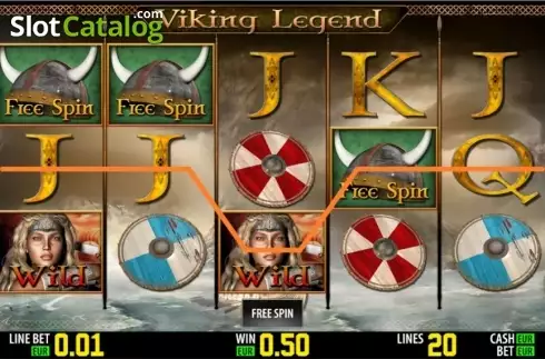 Οι freespins κερδίζουν. Viking Legend HD Κουλοχέρης 