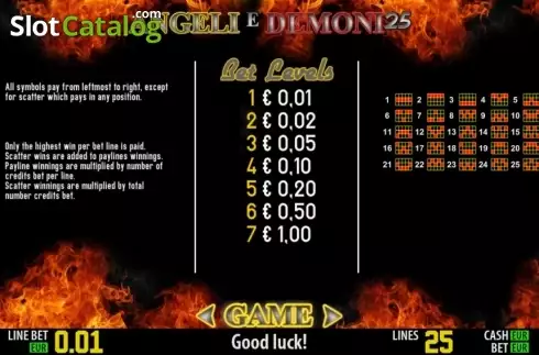 Winlines. Angeli e Demoni25 HD Κουλοχέρης