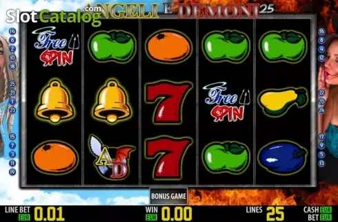 Bonusgame νίκη. Angeli e Demoni25 HD Κουλοχέρης