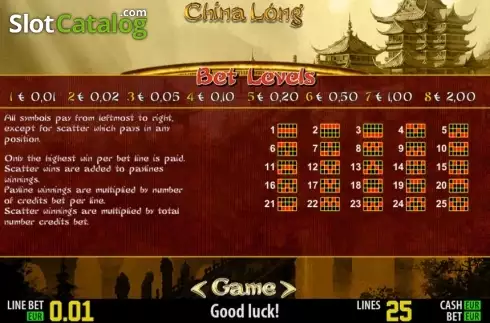 Winlines. China Long HD Κουλοχέρης