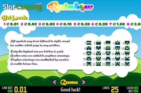 Winlines. Rainbow HD Κουλοχέρης