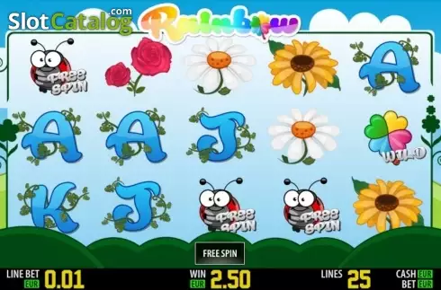 Οι freespins κερδίζουν. Rainbow HD Κουλοχέρης