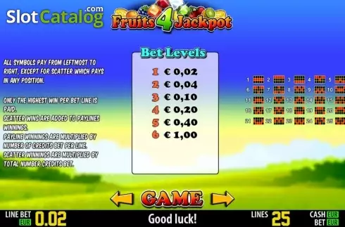 Winlines. Fruits 4 Jackpot HD Κουλοχέρης
