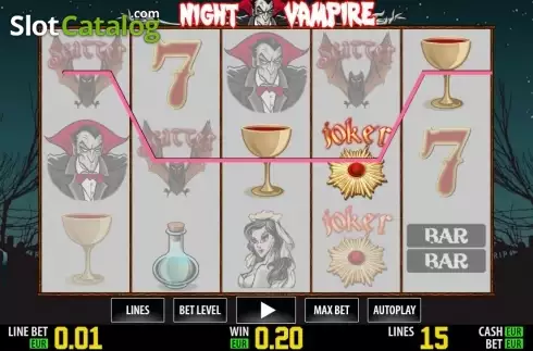 Νίκη. Night Vampire HD Κουλοχέρης