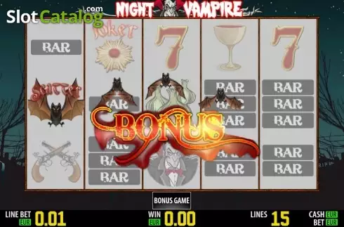 Bonusgame νίκη. Night Vampire HD Κουλοχέρης