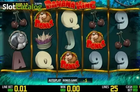Bonusgame νίκη. Banana King HD Κουλοχέρης