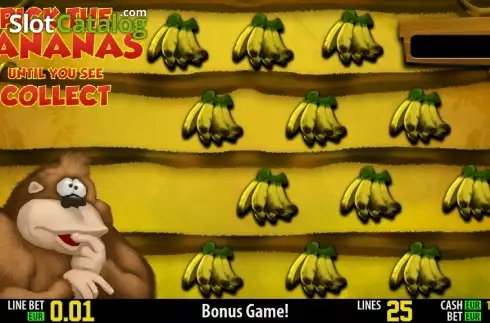 Μπόνους παιχνίδι. Banana King HD Κουλοχέρης