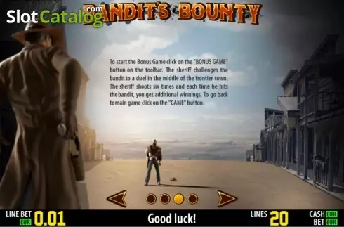 Πίνακας πληρωμών 3. Bandit's Bounty HD Κουλοχέρης