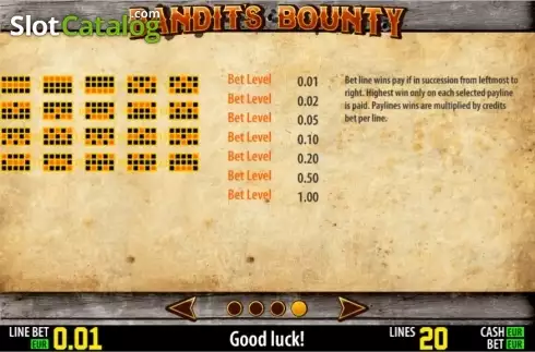 Winlines. Bandit's Bounty HD Κουλοχέρης