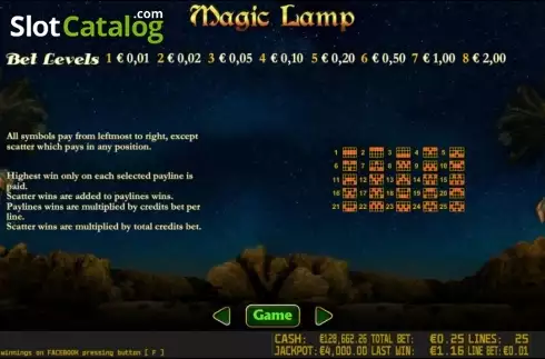 Winlines. Magic Lamp HD Κουλοχέρης