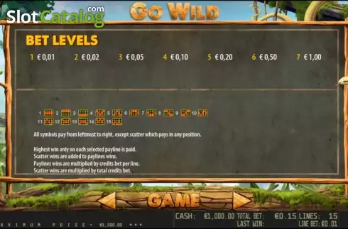 Winlines. Go Wild HD Κουλοχέρης