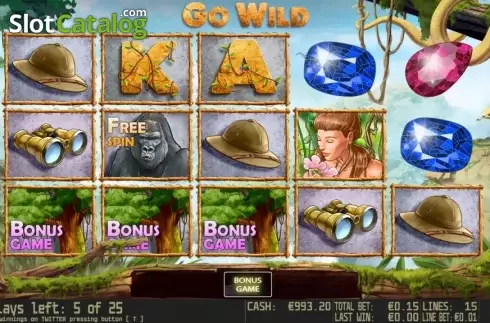 Bonusgame νίκη. Go Wild HD Κουλοχέρης