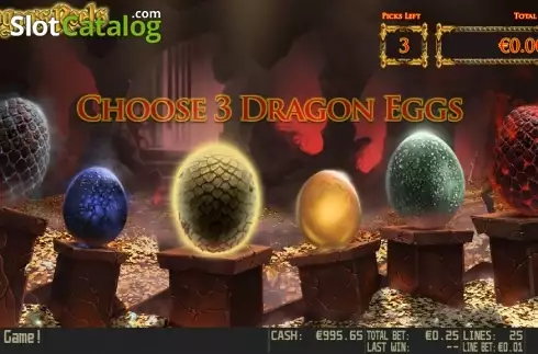Μπόνους παιχνίδι. Dragon's Reels HD Κουλοχέρης