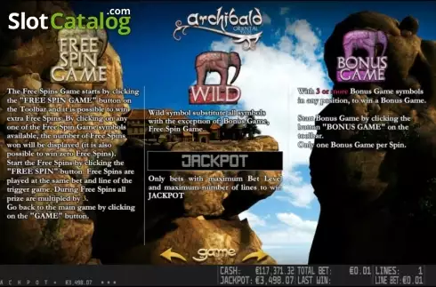 Πίνακας πληρωμών 2. Archibald Oriental Tales HD Κουλοχέρης