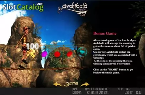 Πίνακας πληρωμών 3. Archibald Oriental Tales HD Κουλοχέρης