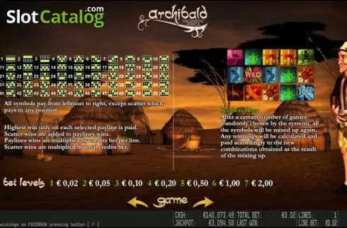 Winlines. Archibald Discovering Africa HD Κουλοχέρης