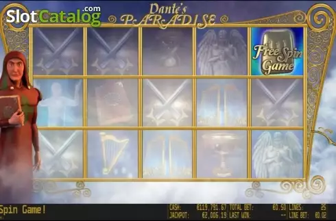 Δωρεάν περιστροφές. Dante's Paradise HD Κουλοχέρης