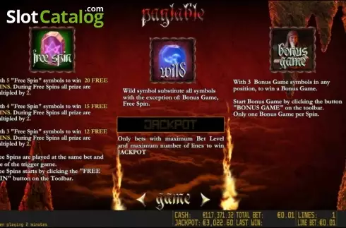 Πίνακας πληρωμών 2. Dante's Hell HD Κουλοχέρης