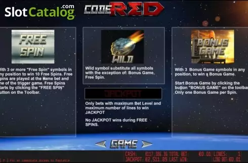 Πίνακας πληρωμών 2. Code Red HD Κουλοχέρης