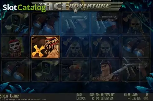 Δωρεάν περιστροφές. Ace Adventure HD Κουλοχέρης