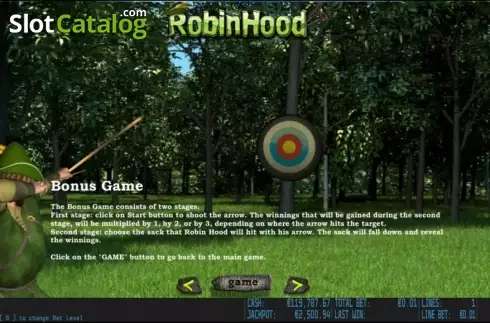 Πίνακας πληρωμών 3. Robin Hood HD Κουλοχέρης