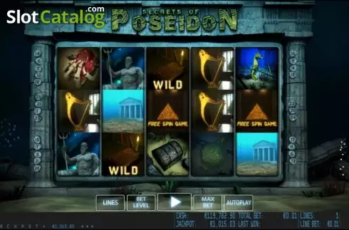 Παιχνίδια με ρόλους. Secrets of Poseidon HD Κουλοχέρης