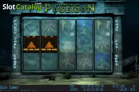 Δωρεάν περιστροφές. Secrets of Poseidon HD Κουλοχέρης