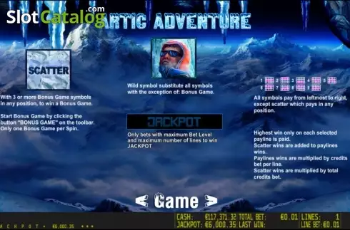 Πίνακας πληρωμών 2. Artic Adventure HD Κουλοχέρης