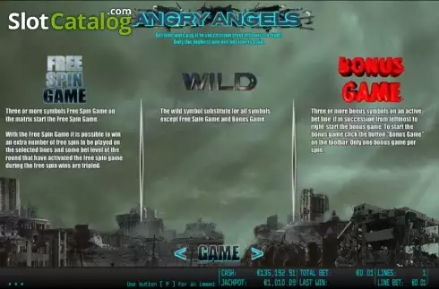 Πίνακας πληρωμών 2. Angry Angels HD Κουλοχέρης