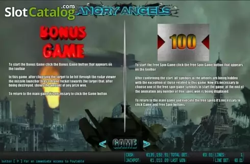 Πίνακας πληρωμών 3. Angry Angels HD Κουλοχέρης