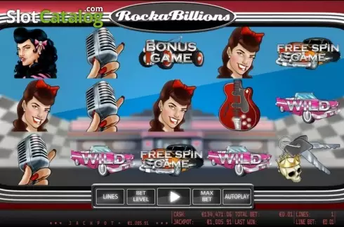 Παιχνίδια με ρόλους. Rockabillions HD Κουλοχέρης