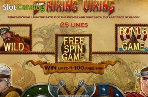 Οθόνη2. Striking Viking HD Κουλοχέρης