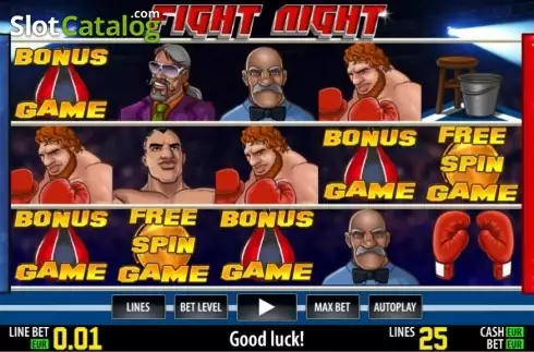 Παιχνίδι καρούλι. Fight Night HD Κουλοχέρης