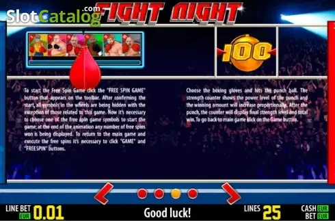 Πίνακας πληρωμών 3. Fight Night HD Κουλοχέρης