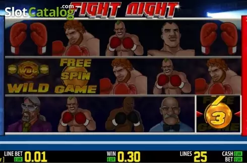 Δωρεάν περιστροφές. Fight Night HD Κουλοχέρης