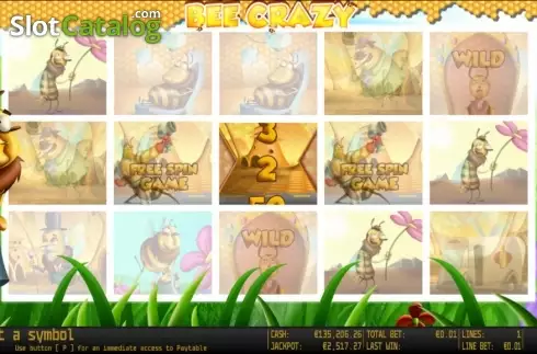 Δωρεάν περιστροφές. Bee Crazy HD Κουλοχέρης