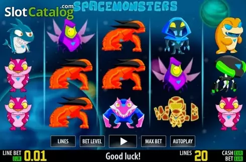 Παιχνίδια με ρόλους. Space Monsters HD Κουλοχέρης