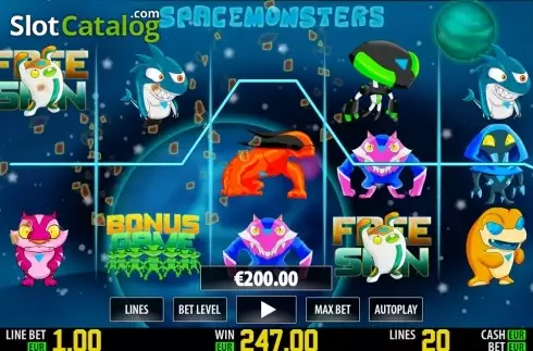 Κερδίστε 2. Space Monsters HD Κουλοχέρης