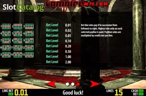 Winlines. Vampire Killer HD Κουλοχέρης