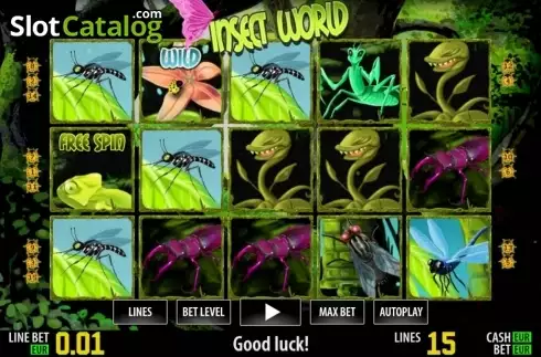 Παιχνίδια με ρόλους. Insect World HD Κουλοχέρης