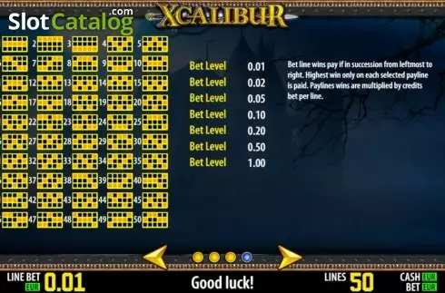 Winlines. Xcalibur HD Κουλοχέρης