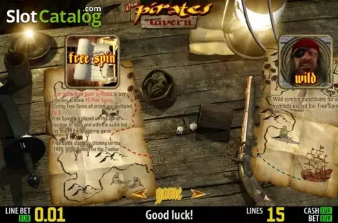 Πίνακας πληρωμών 2. The Pirates Tavern HD Κουλοχέρης