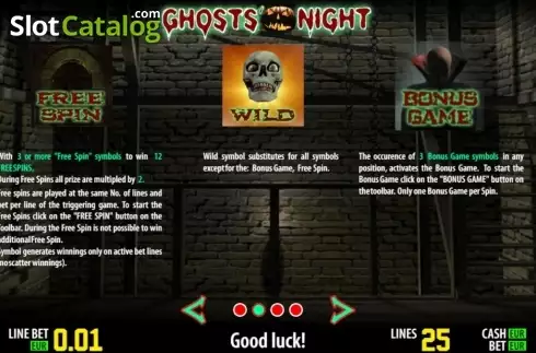 Πίνακας πληρωμών 2. Ghosts' Night HD Κουλοχέρης
