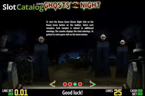 Πίνακας πληρωμών 3. Ghosts' Night HD Κουλοχέρης