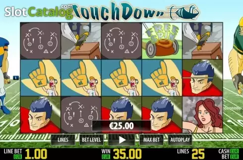 Νίκη. Touch Down HD Κουλοχέρης