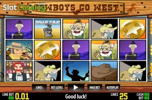 Παιχνίδια με ρόλους. Cowboys Go West HD Κουλοχέρης