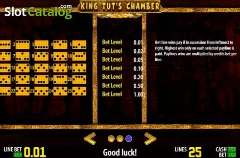 Winlines. King Tut's Chamber HD Κουλοχέρης