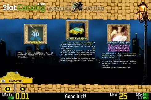 Πίνακας πληρωμών 2. Gentleman Thief HD Κουλοχέρης