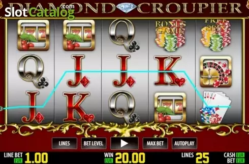Νίκη. Diamond Croupier HD Κουλοχέρης